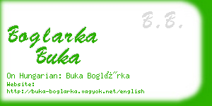 boglarka buka business card